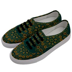 Snow Flower In A Calm Place Of Eternity And Peace Men s Classic Low Top Sneakers by pepitasart