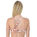 Maple Leaf Canada Emblem Country Reversible Tri Bikini Top View2