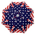 Patriotic Usa Stars Stripes Red Straight Umbrellas View1