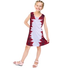 Canada Maple Leaf Art Kids  Tunic Dress by CanadaSouvenirs