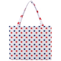 Patriotic Red White Blue Stars Usa Mini Tote Bag by Celenk