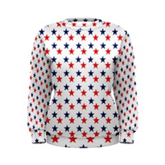 Patriotic Red White Blue Stars Usa Women s Sweatshirt by Celenk