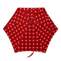 Patriotic Red White Blue Usa Mini Folding Umbrellas by Celenk