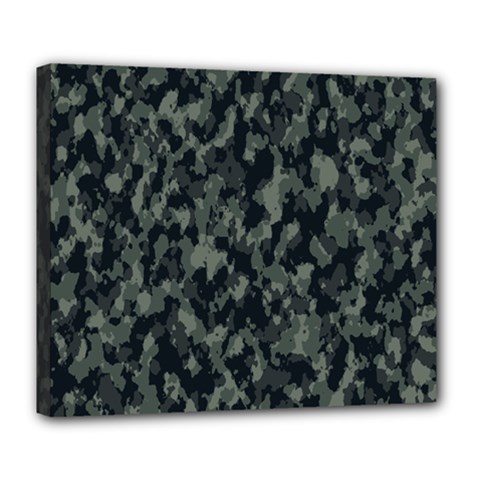 Camouflage Tarn Military Texture Deluxe Canvas 24  X 20   by Celenk