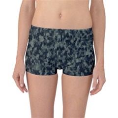 Camouflage Tarn Military Texture Reversible Boyleg Bikini Bottoms by Celenk