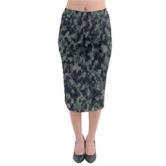 Camouflage Tarn Military Texture Midi Pencil Skirt by Celenk