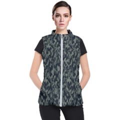 Camouflage Tarn Military Texture Women s Puffer Vest by Celenk