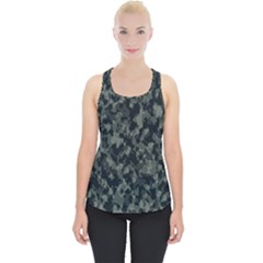 Camouflage Tarn Military Texture Piece Up Tank Top by Celenk