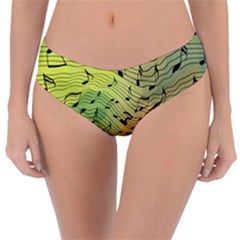 Music Notes Reversible Classic Bikini Bottoms by linceazul