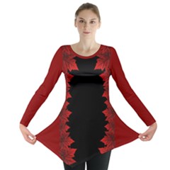 Canada Maple Leaf  Long Sleeve Tunic 