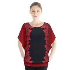 Canada Maple Leaf  Blouse