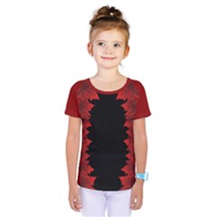 Canada Maple Leaf  Kids  One Piece Tee