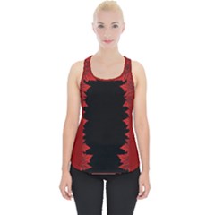 Canada Maple Leaf  Piece Up Tank Top