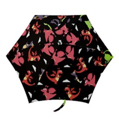 Cute Flying Dragons Mini Folding Umbrellas by Bigfootshirtshop