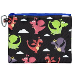 Cute Flying Dragons Canvas Cosmetic Bag (xxl) by Bigfootshirtshop