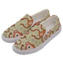 Cute Cartoon Monkeys Pattern Men s Canvas Slip Ons View2