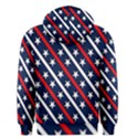 Patriotic Red White Blue Stars Men s Pullover Hoodie View2
