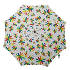 Celebrate Pattern Colorful Design Hook Handle Umbrellas (large) by Celenk