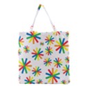 Celebrate Pattern Colorful Design Grocery Tote Bag View2