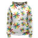 Celebrate Pattern Colorful Design Women s Pullover Hoodie View1