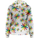 Celebrate Pattern Colorful Design Women s Pullover Hoodie View2