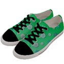 Snowflakes Winter Christmas Overlay Men s Low Top Canvas Sneakers View2