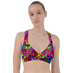 Seamless Tile Background Abstract Sweetheart Sports Bra by Celenk