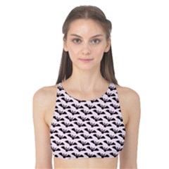 Halloween Lilac Paper Pattern Tank Bikini Top by Celenk