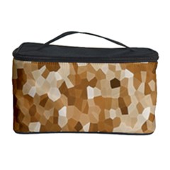 Texture Background Backdrop Brown Cosmetic Storage Case by Celenk