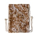 Texture Background Backdrop Brown Drawstring Bag (Small) View1
