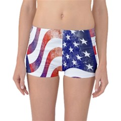 Usa Flag America American Boyleg Bikini Bottoms by Celenk