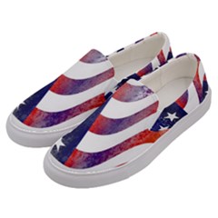 Usa Flag America American Men s Canvas Slip Ons by Celenk