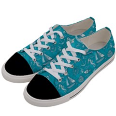 Fun Everyday Sea Life Women s Low Top Canvas Sneakers