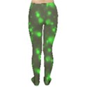 Neon Green Bubble Hearts Women s Tights View2