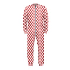 Sexy Red And White Polka Dot Onepiece Jumpsuit (kids) by PodArtist