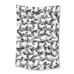 Black And White Catmouflage Camouflage Small Tapestry by PodArtist