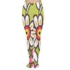 Flowers Fabrics Floral Design Women s Tights