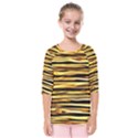 Texture Wood Wood Texture Wooden Kids  Quarter Sleeve Raglan Tee View1