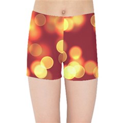 Soft Lights Bokeh 4 Kids Sports Shorts