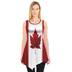 Canada Flag  Sleeveless Tunic