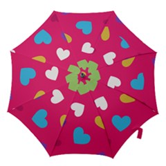 Valentine s Day Pattern Hook Handle Umbrellas (medium) by Bigfootshirtshop