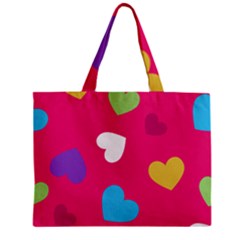 Valentine s Day Pattern Zipper Mini Tote Bag by Bigfootshirtshop