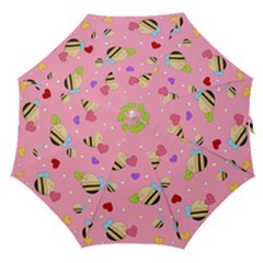 Bee Mine Valentine Straight Umbrellas by Bigfootshirtshop