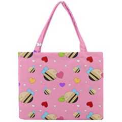 Bee Mine Valentine Mini Tote Bag by Bigfootshirtshop