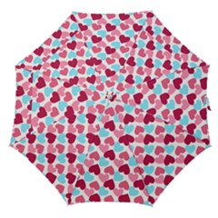 Bold Valentine Heart Straight Umbrellas by Bigfootshirtshop