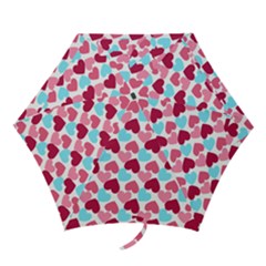 Bold Valentine Heart Mini Folding Umbrellas by Bigfootshirtshop