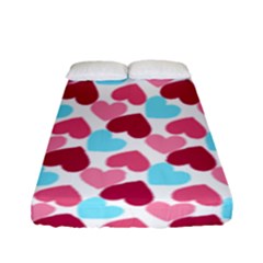 Bold Valentine Heart Fitted Sheet (full/ Double Size)