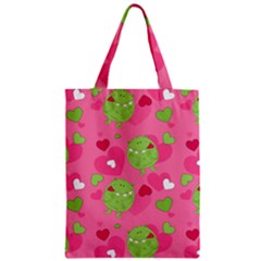 Monster Love Pattern Zipper Classic Tote Bag by Bigfootshirtshop