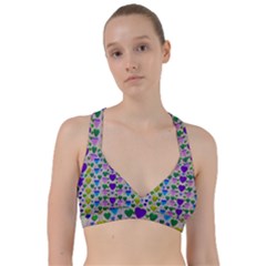 Love In Eternity Is Sweet As Candy Pop Art Sweetheart Sports Bra