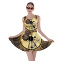 Wonderful Steampunk Desisgn, Clocks And Gears Skater Dress View1